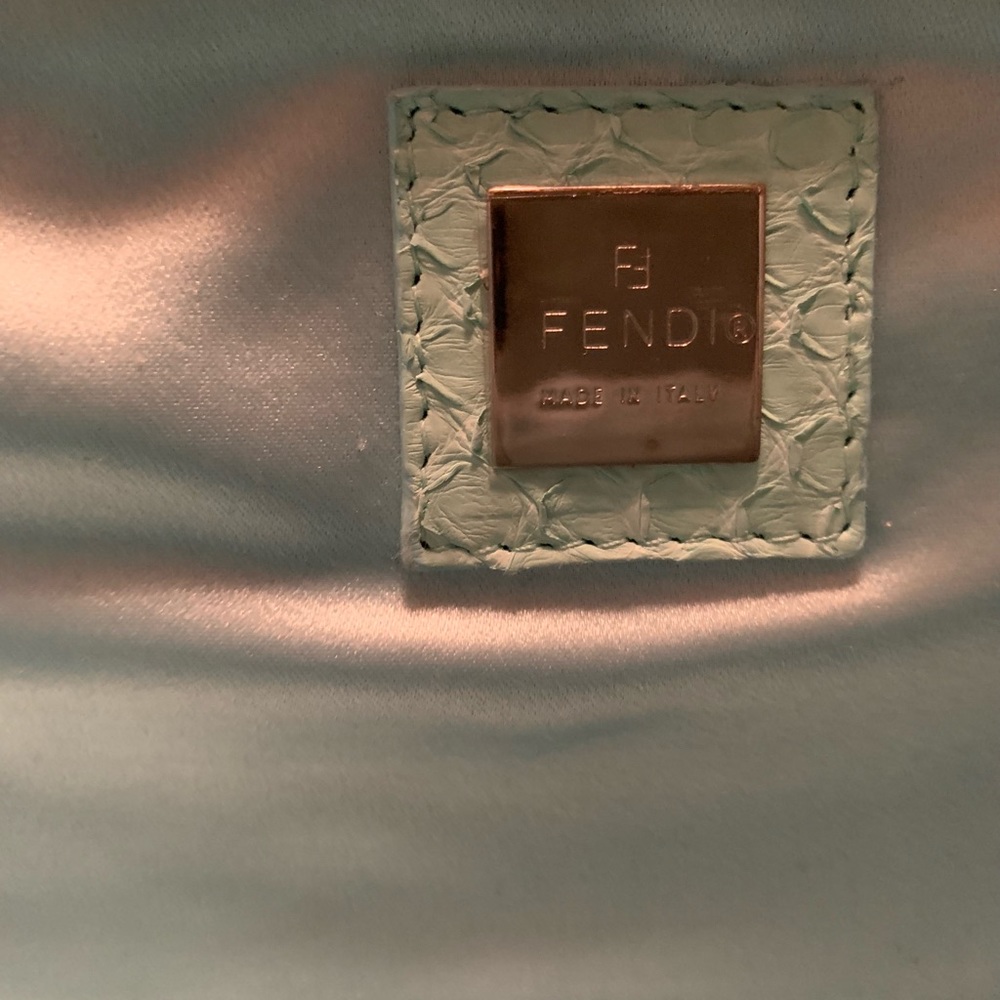 Fendi Python Frame Clutch - image 4